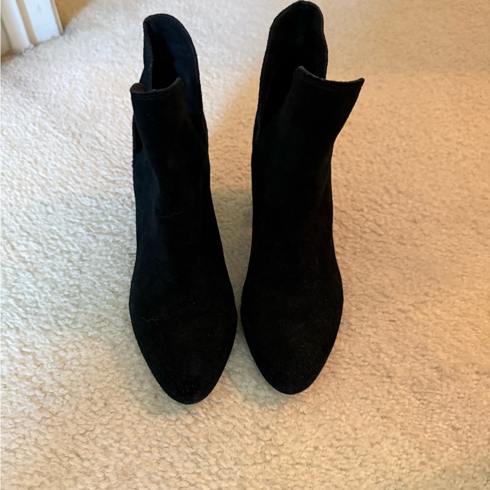 Steve Madden Black Ankle Booties